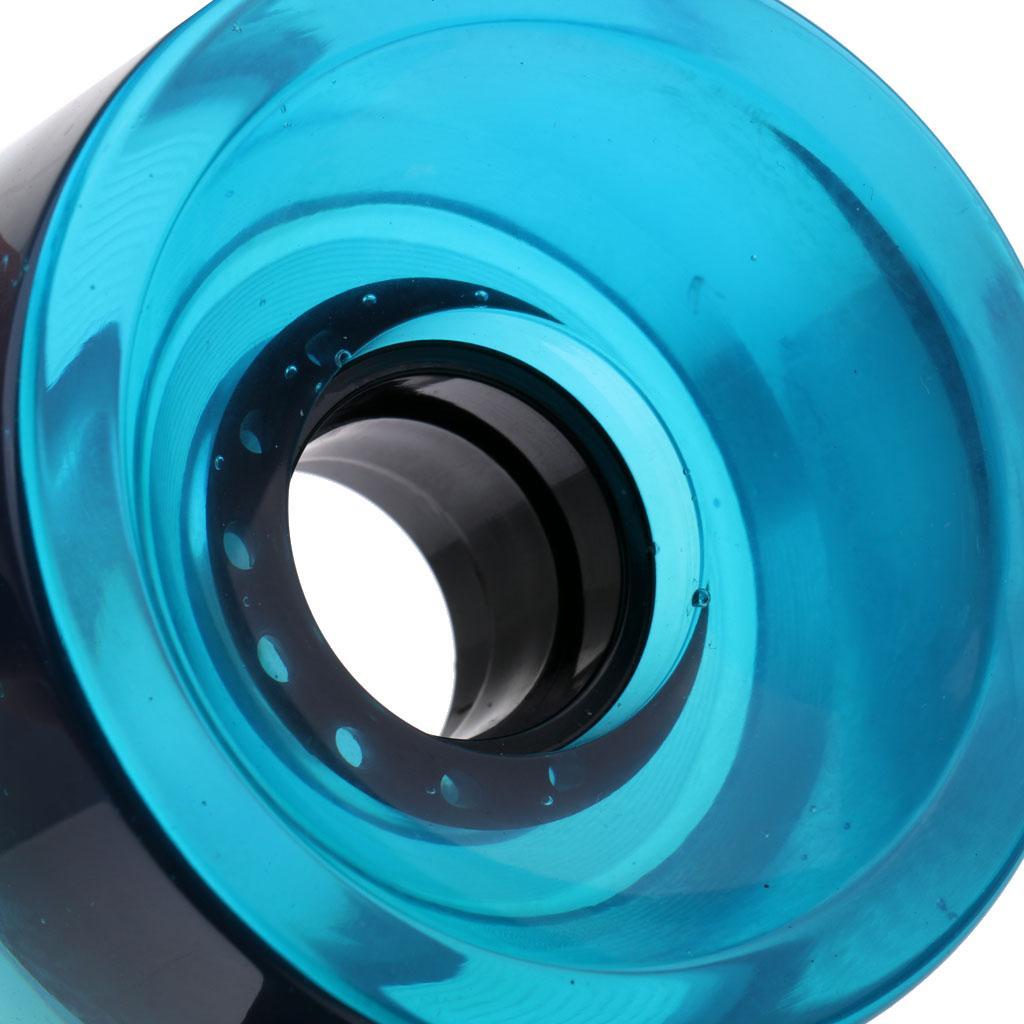 2pcs PU Skateboard Wheels Longboard Replacement Wheels Cruiser Accessories 70x51mm