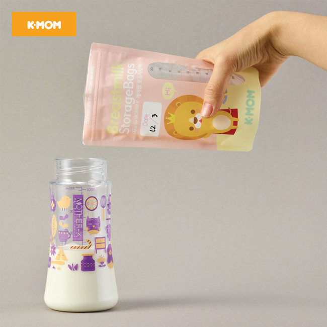 Túi trữ sữa K-mom Hàn Quốc 200ml, hộp 20 cái V1035 chính hãng