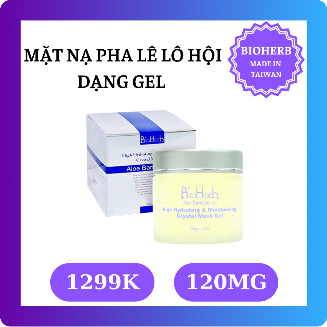 Mặt nạ pha lê lô hội dạng gel (120mg)