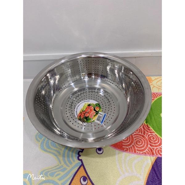 RỔ INOX SIÊU TO SIZE 36CM - ĐẸP SÁNG BÓNG