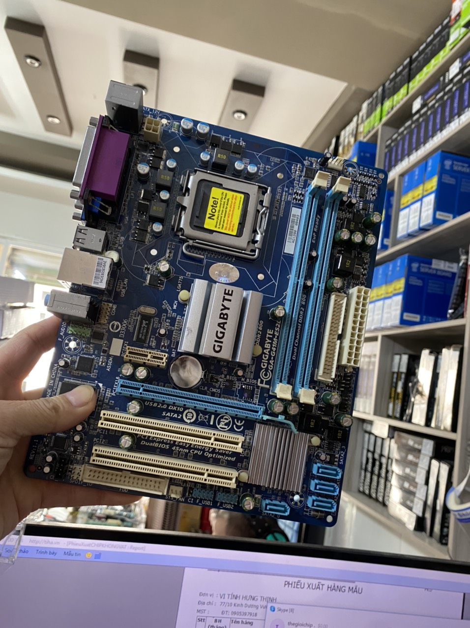 Bo Mạch Chủ (Mainboard) GIGABYTE GA-G41M/ DDR2 -HÀNG CHÍNH HÃNG