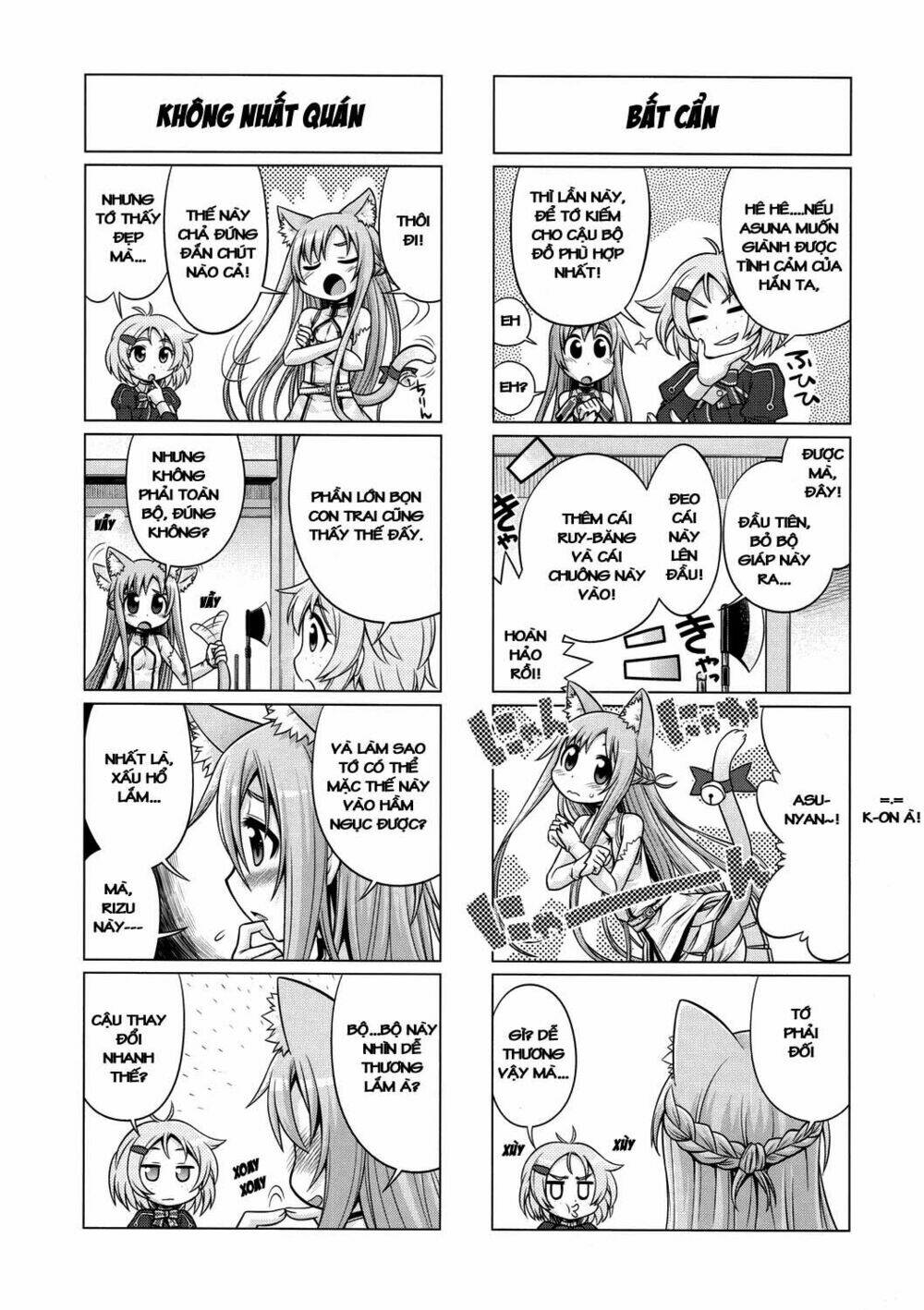 swort art online - 4koma chapter 3 8