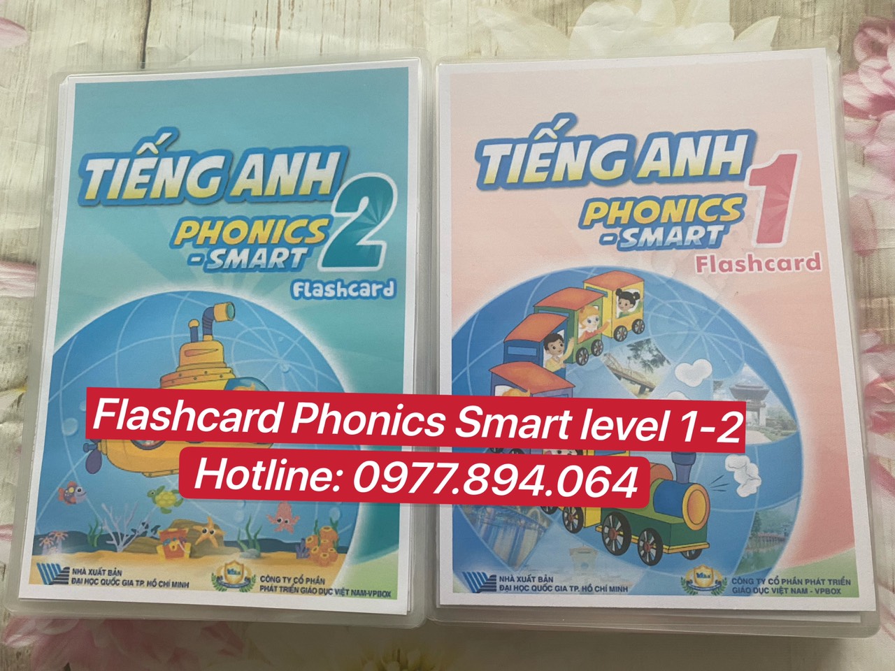 FLASHCARD TIẾNG ANH LỚP 1,2 - chương trình SMART PHONICS mới nhất