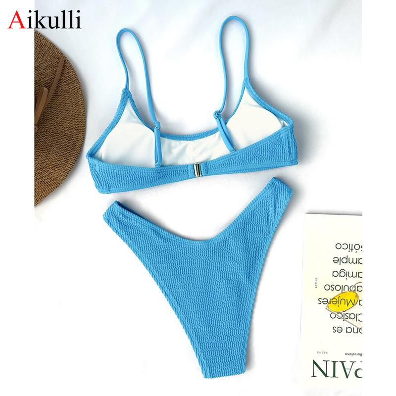 Gợi Cảm Chắc Chắn Đồ Bơi Bikini Nữ Push Up Đồ Bơi 2021 Bikini Bộ Mùa Hè Biquini Brasil Áo Tắm Mặc Đi Biển Bơi - L