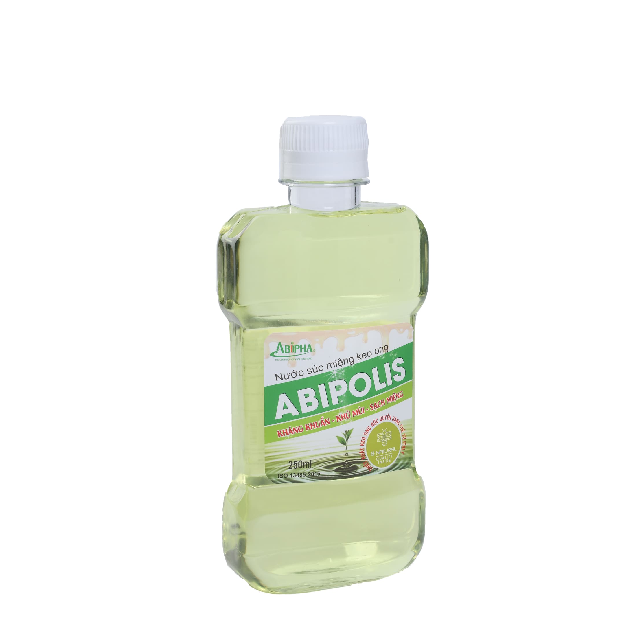 Nước Súc Miệng Keo Ong ABIPOLIS 250ML Kháng Khuẩn, Khử Mùi, Sạch Miệng, Ngăn Ngừa Viêm Nhiễm Trong Khoang Miệng