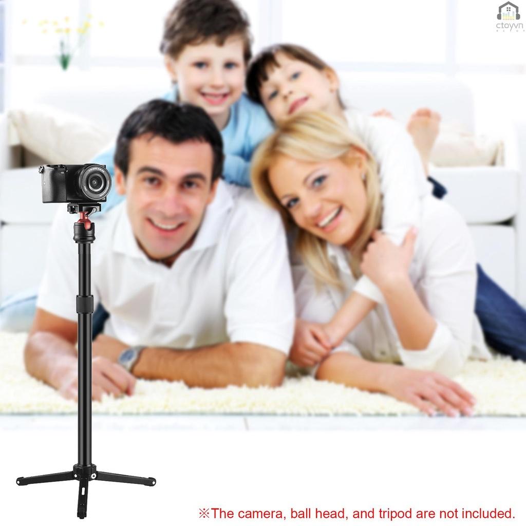 Thanh kẹp chữ C bằng hợp kim nhôm kèm ốc vít 1/4inch có thể điều chỉnh chiều dài 33~60cm cho máy ảnh