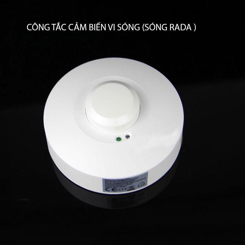 CÔNG TẮC CẢM BIẾN CHUYỂN ĐỘNG VI SÓNG RADA TRÒN GẮN TRẦN, TƯỜNG
