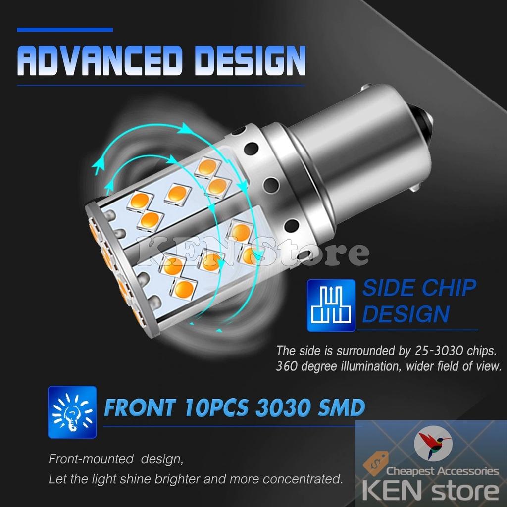 Bóng LED T20 7440 1156 công suất 21W xi nhan ô tô không bị nháy nhanh chống canbus 35smd 3003