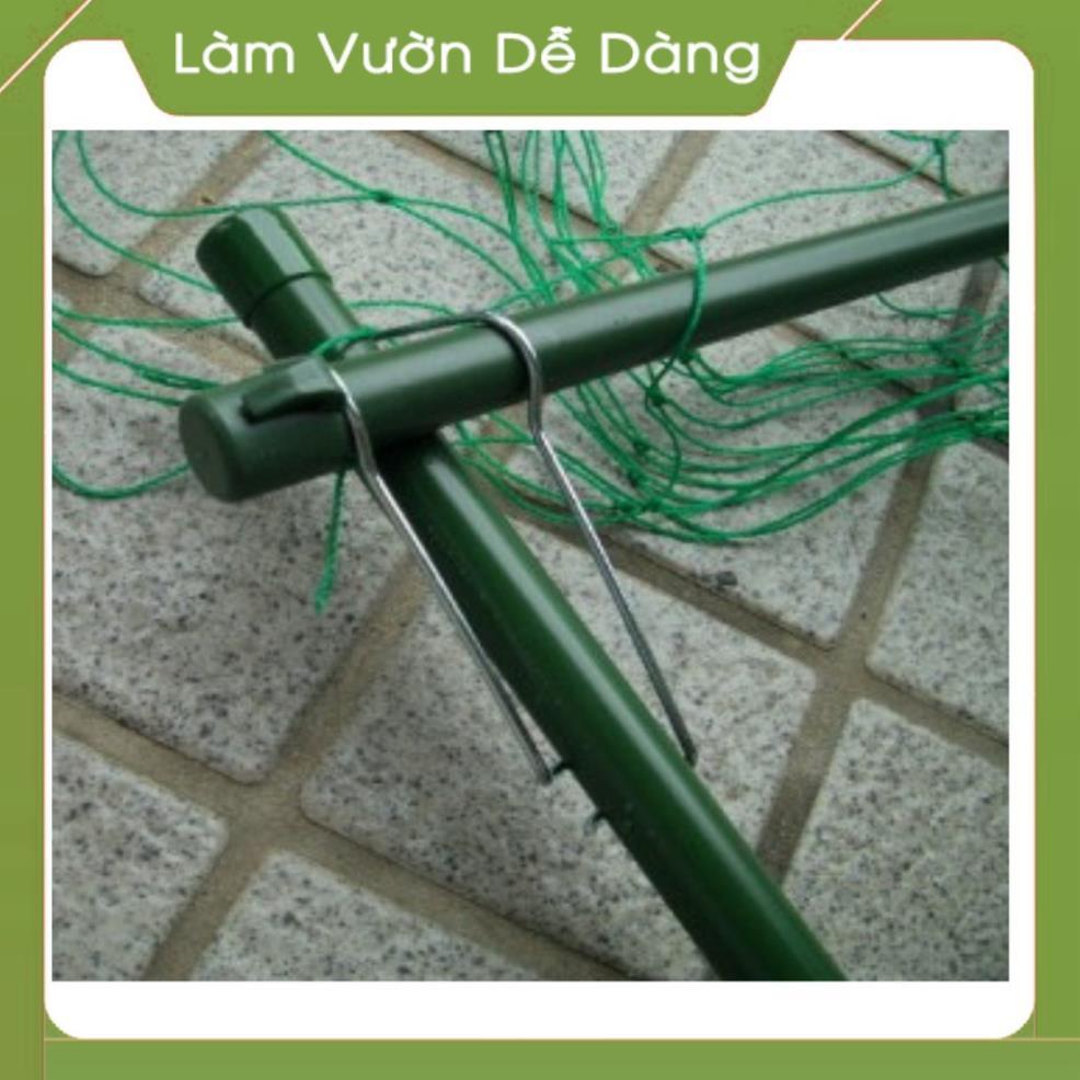 COMBO 5 Ống Thép Bọc Nhựa Dùng làm Khung Đỡ,Giá Đỡ Hoa Hồng Leo,Giàn Leo Bầu Bí Mướp,Khung cây thép