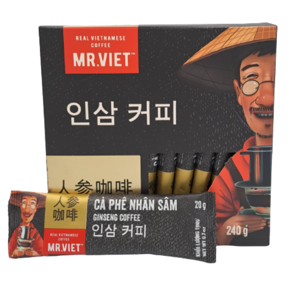 Cà phê Nhân Sâm -thương hiệu MR.VIET