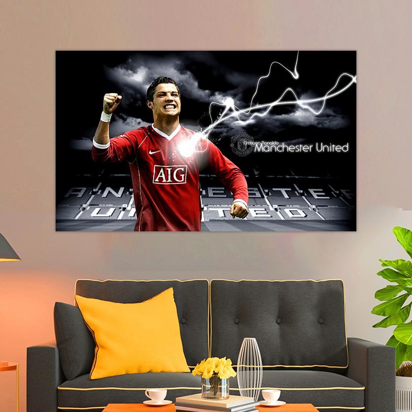 Bộ Decor Ronaldo Manchester United | Bộ Ảnh Decor Mới Nhất Trang Trí Phòng Theo Phong Cách Cá Nhân