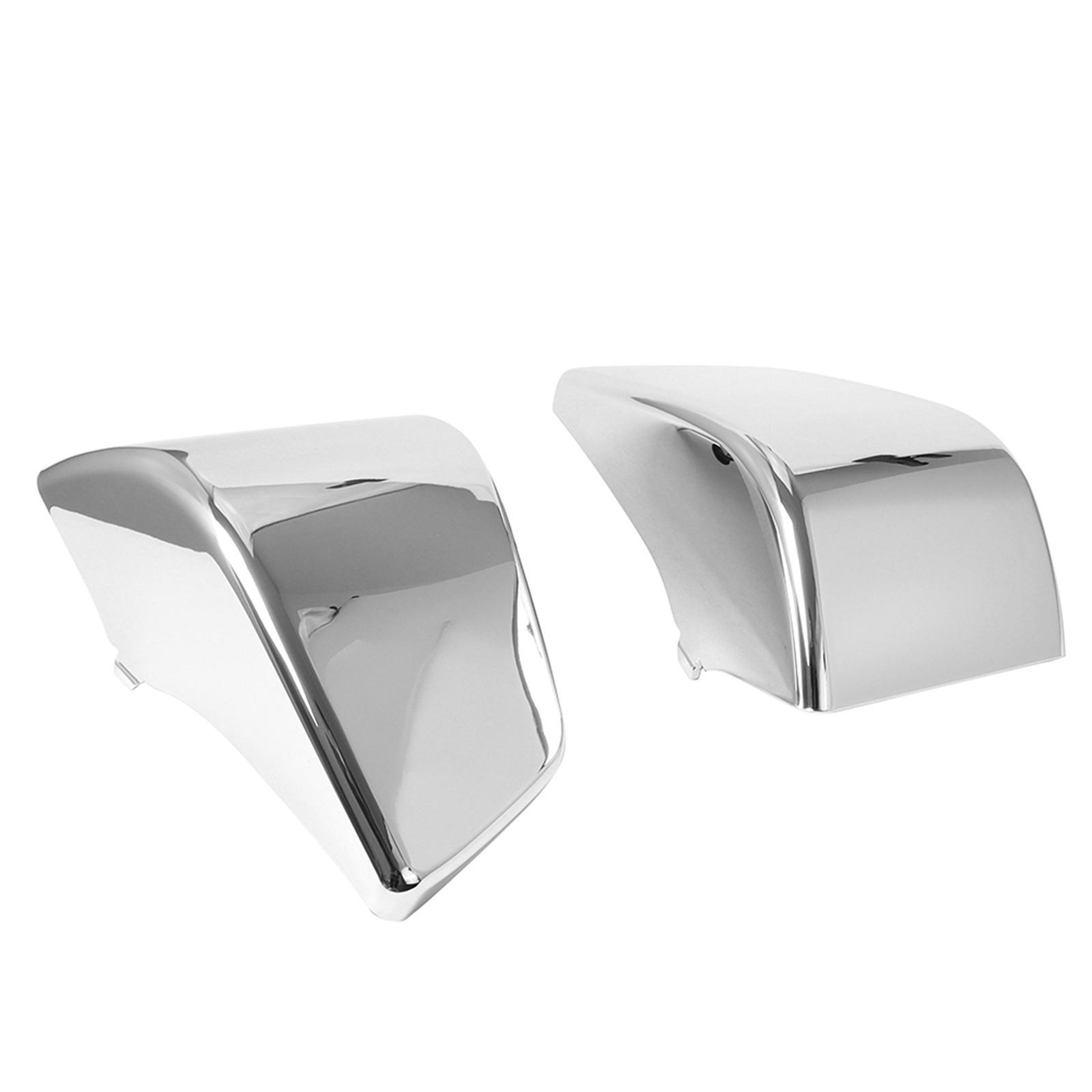 2Pcs Chrome Battery Side Fairing Cover  for  Shadow VT400 VT750