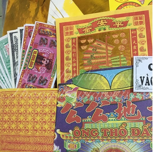 Giấy tiền cúng Nhà mới