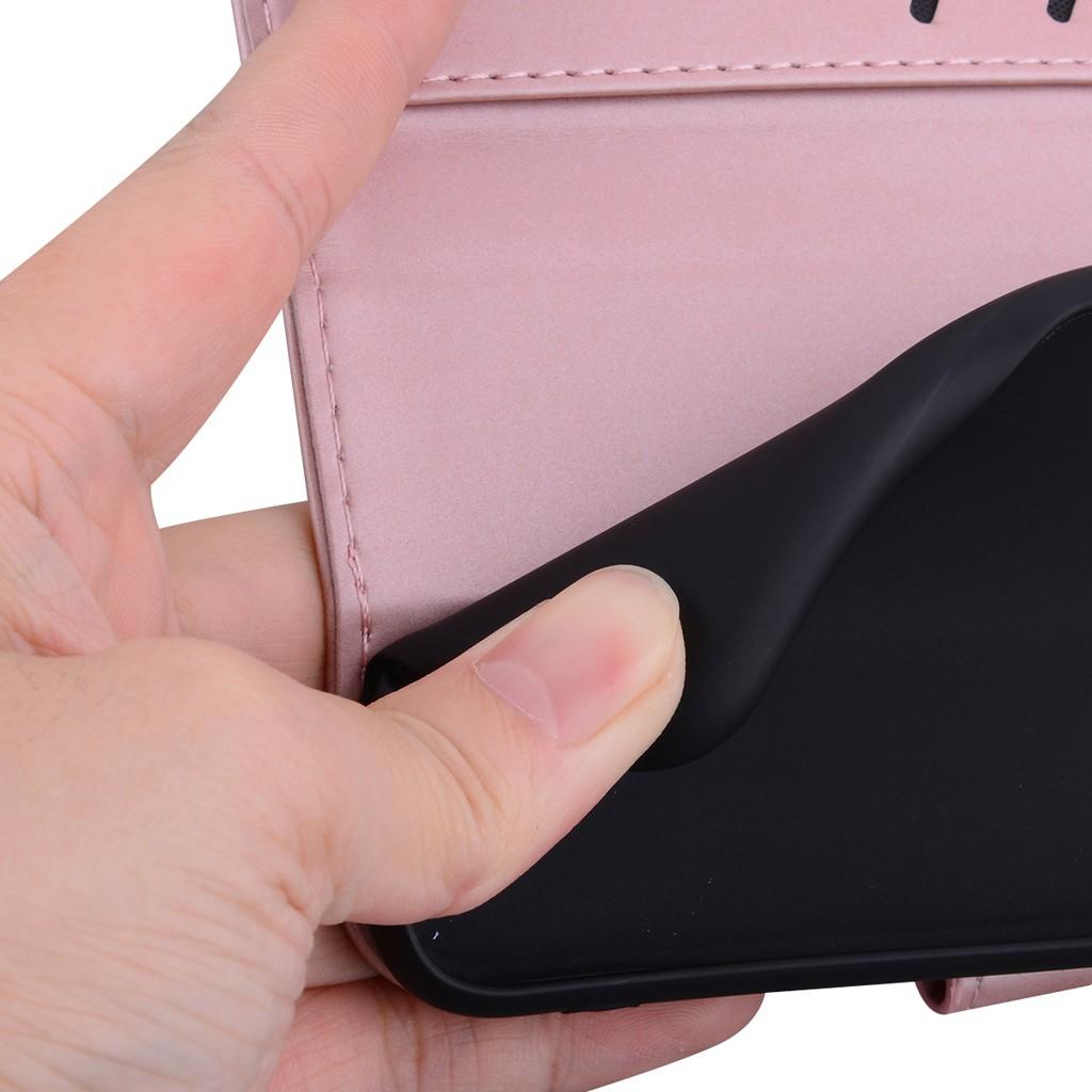 Ốp lưng da ví gập cho iPhone SE 2020 iPhone 8 iPhone 7 iPhone 6 6S Plus