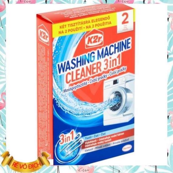 Chất Tẩy Rửa Máy Giặt 3in1- K2r Washing Machine Cleaner 3in1 - 2 Túi