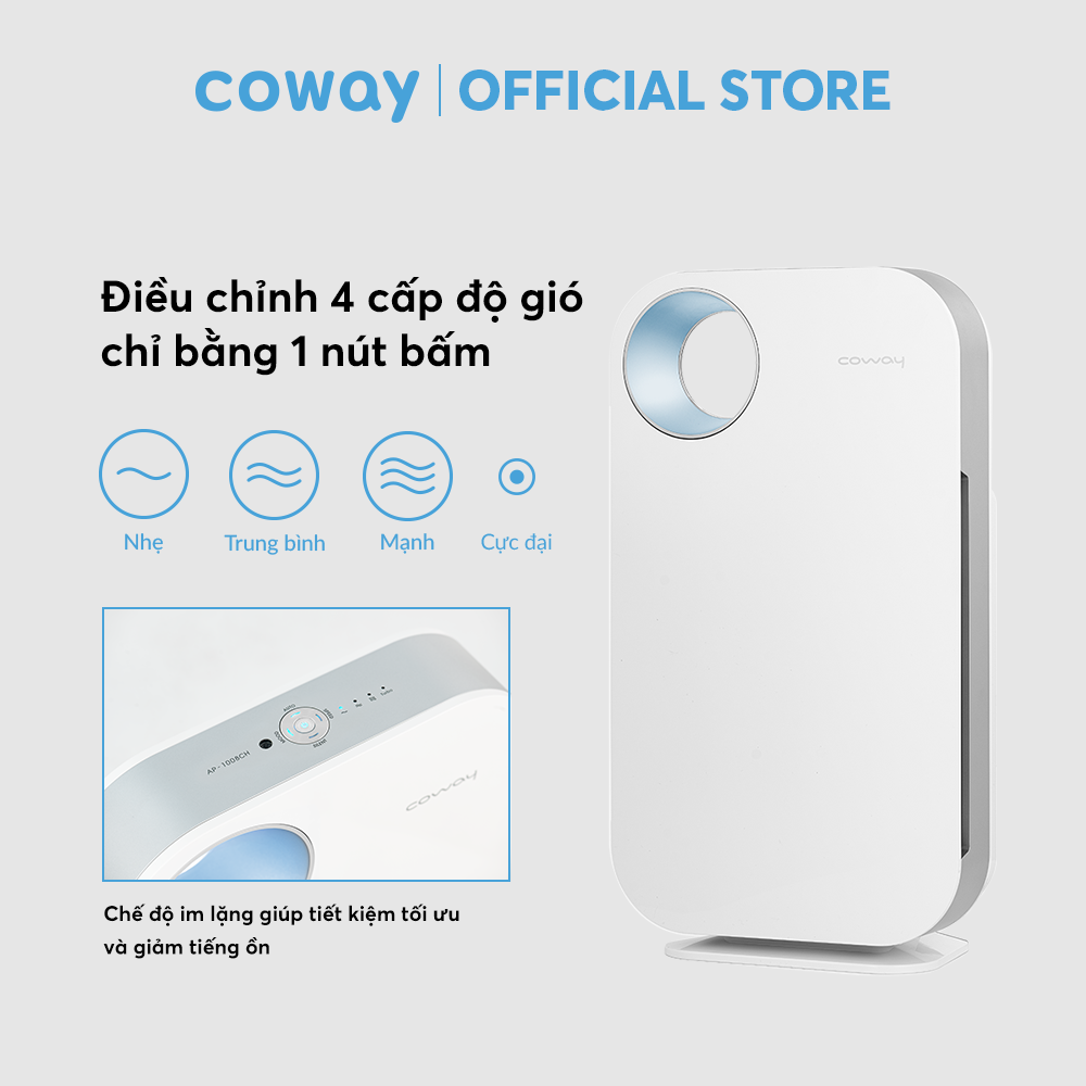 Máy lọc không khí Coway Dolomites AP-1008CH - Hàng chính hãng