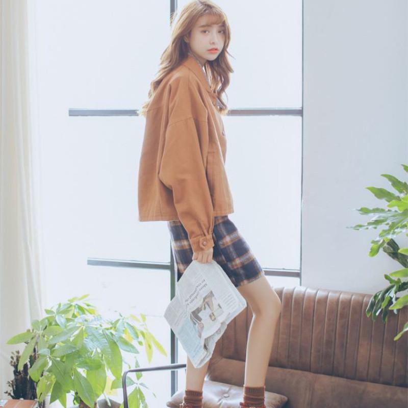 Áo khoác Harajuku Hàn Quốc dáng rộng cho nữ