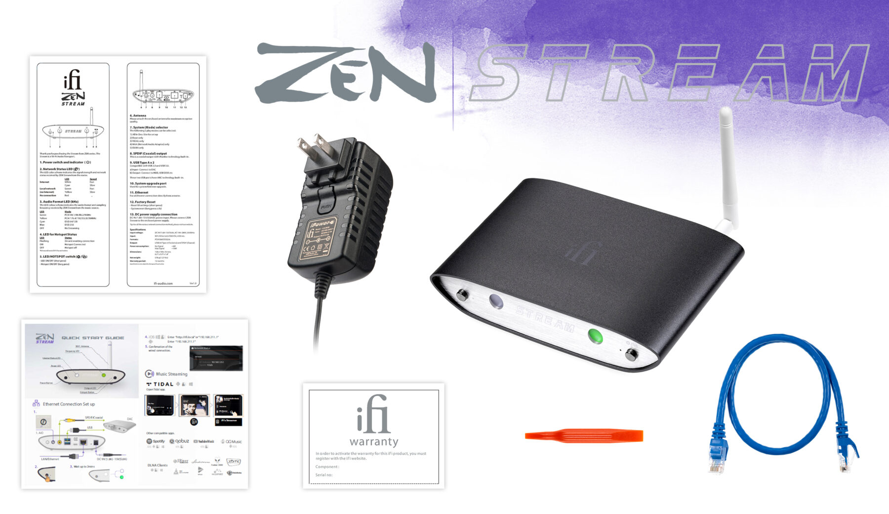 Bộ Giải Mã Wifi Audio Transport iFi ZEN Stream - Hàng Nhập Khẩu