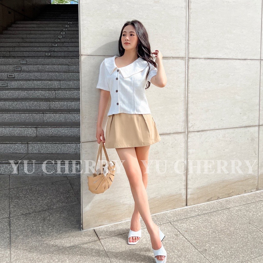 YU CHERRY | Váy Pleated Mini Skirt YV037