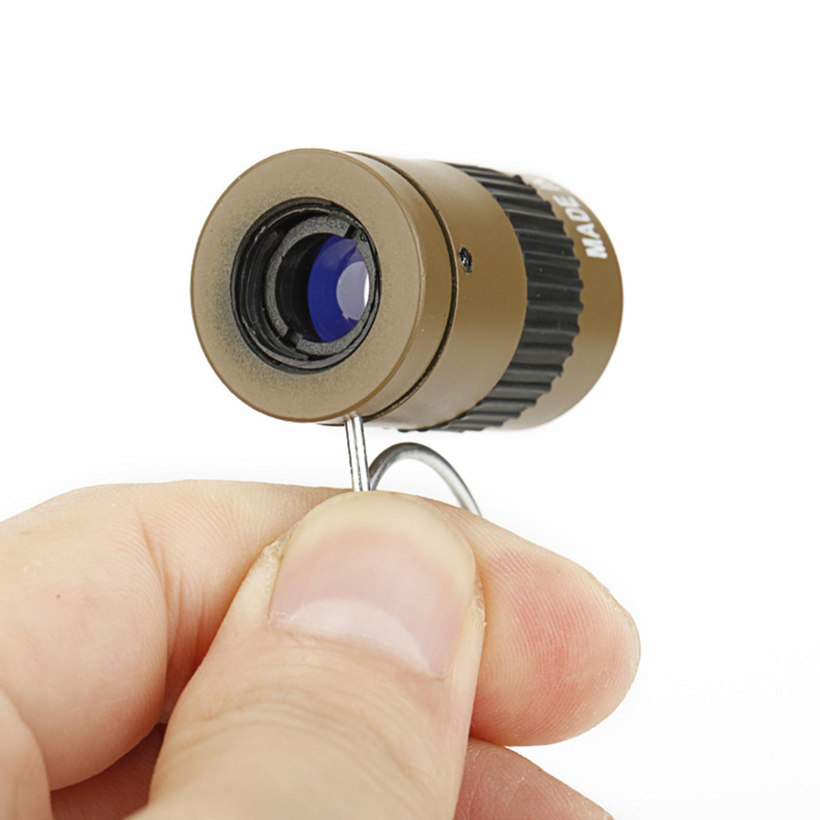 Mini Monocular Telescope 2.5x17.5mm Rotary Focus for Travel