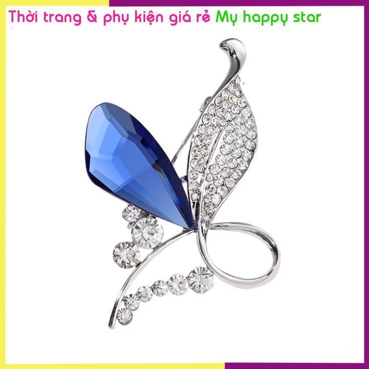 Trâm cài áo hình tròn hoa nổi 3D dễ thương GC184