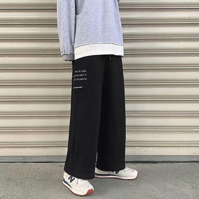 Quần dài ống rộng phong cách thời trang Hàn M-2Xl