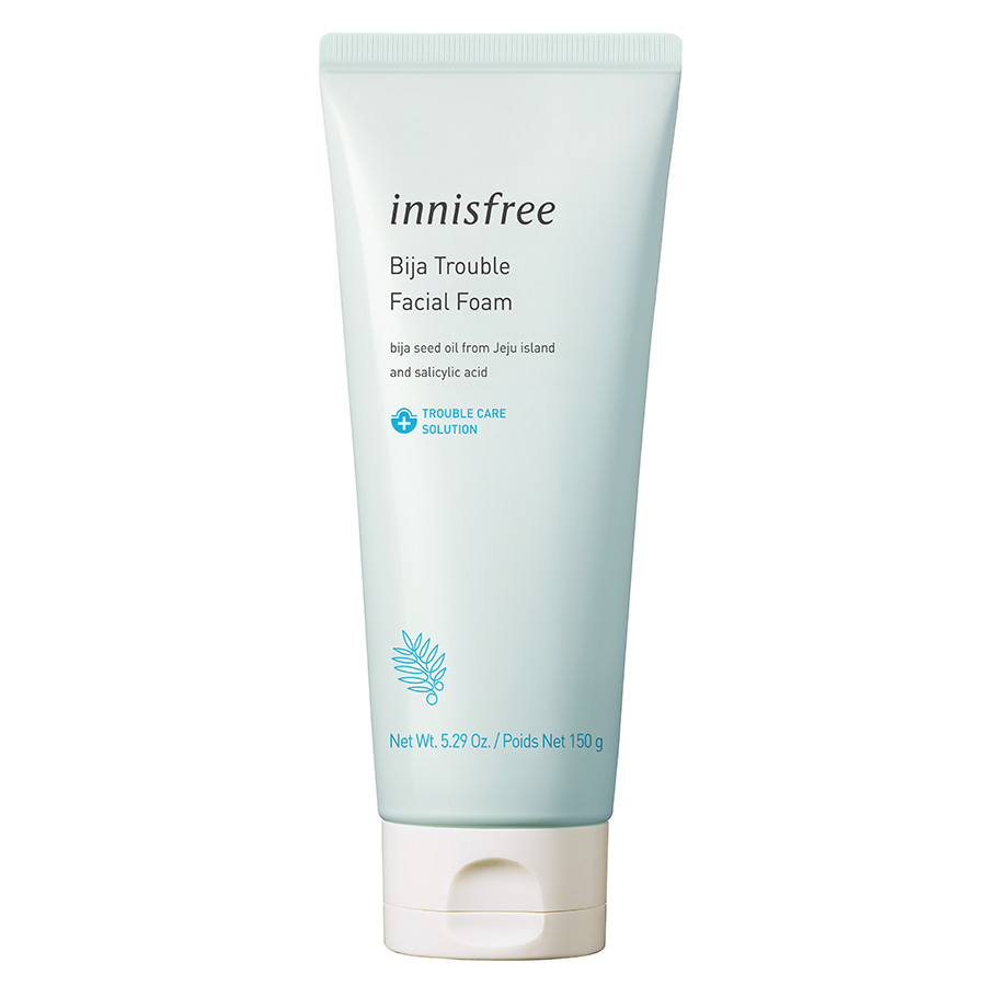 Sữa Rửa Mặt Dành Cho Da Mụn Innisfree Bija Trouble Facial Foam 150g - 131171093