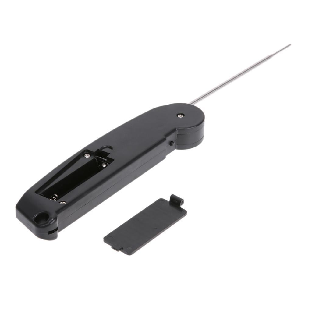 LCD Digital Instant Read Kitchen Food Thermometer With Folding Long Probe BBQ Meat Water Milk Household Cooking Temperature Tools