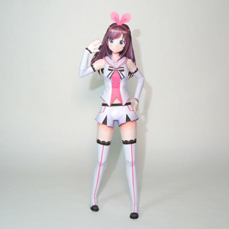 Mô hình giấy anime girl VTuber Kizuna AI ver.1