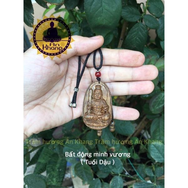 Dây chuyền Phật bản mệnh trầm hương tốc tự nhiên