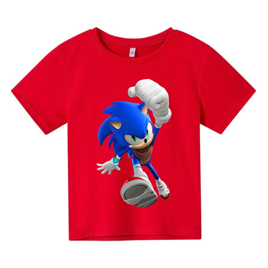 Áo thun trẻ em sonic cool ngầu 4 màu Có size người lớn, King Cotton