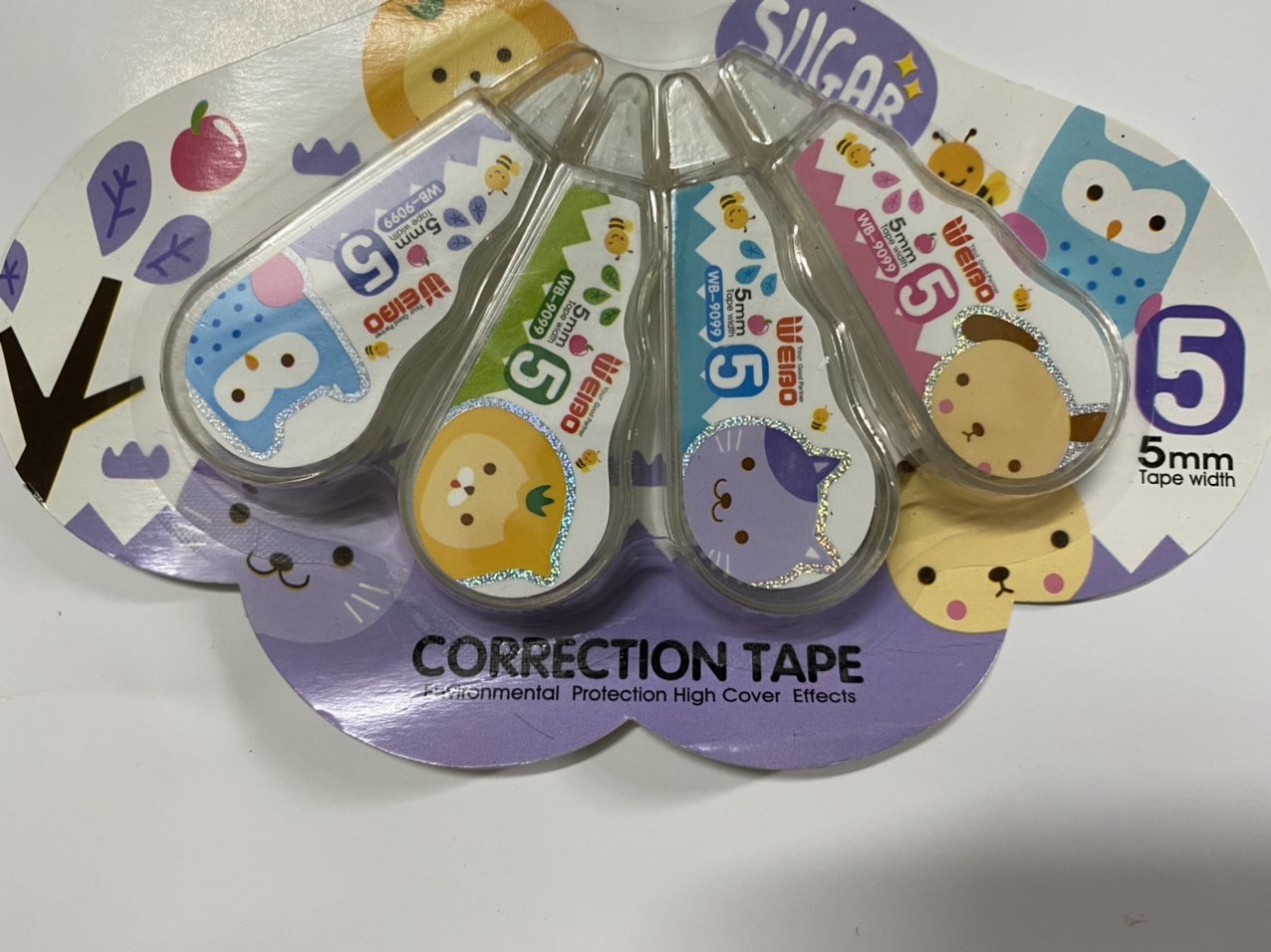 Combo 4 xóa kéo mini cute (màu ngẫu nhiên)