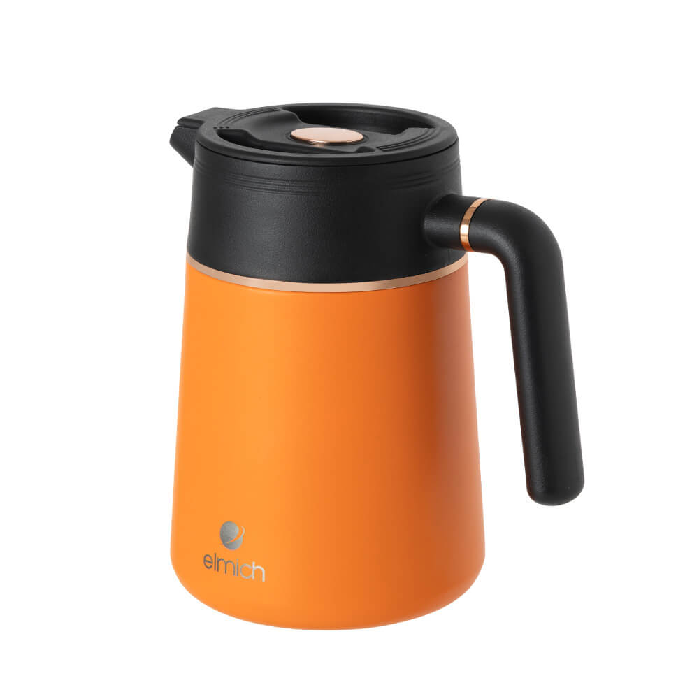 Bình Giữ Nhiệt Gia Đình Elmich EL8372 1L, Hàng Chính Hãng, Inox 304, Có Lõi Pha Trà - JoyMall