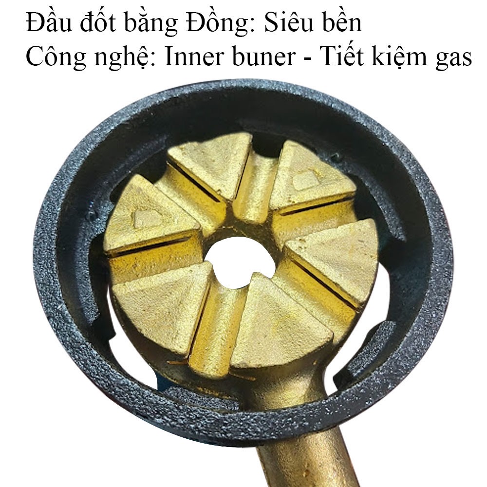 Bếp Khè Ga 4 Lò Bán Công Nghiệp SOGO GT-208S4-Ngọn Lửa Xanh-Hàng Chính Hãng