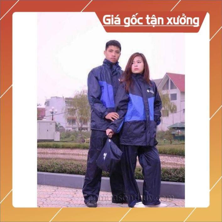 Áo mưa bộ , áo mưa bộ thành long 2 lớp vải dù cao cấp