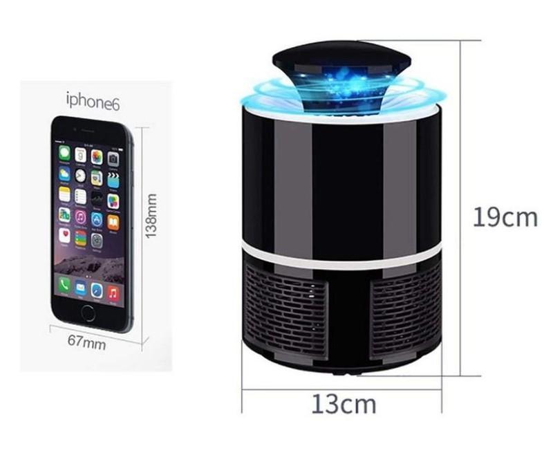 Đèn Bắt Muỗi Usb Màu Đen  - Loại Tốt