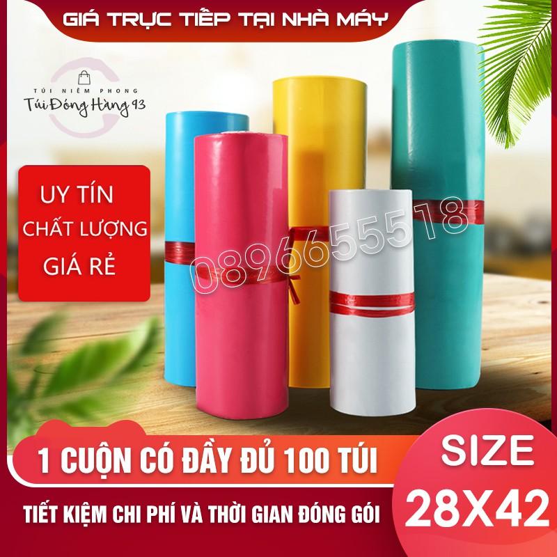 Túi Gói Hàng Niêm Phong SIZE 28x42 Nhiều Màu