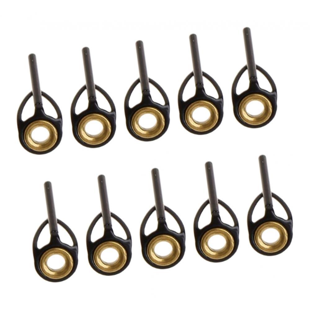 10pcs Fishing Rod Eye Ring Guides Line Rings for Spinning Carp Fishing