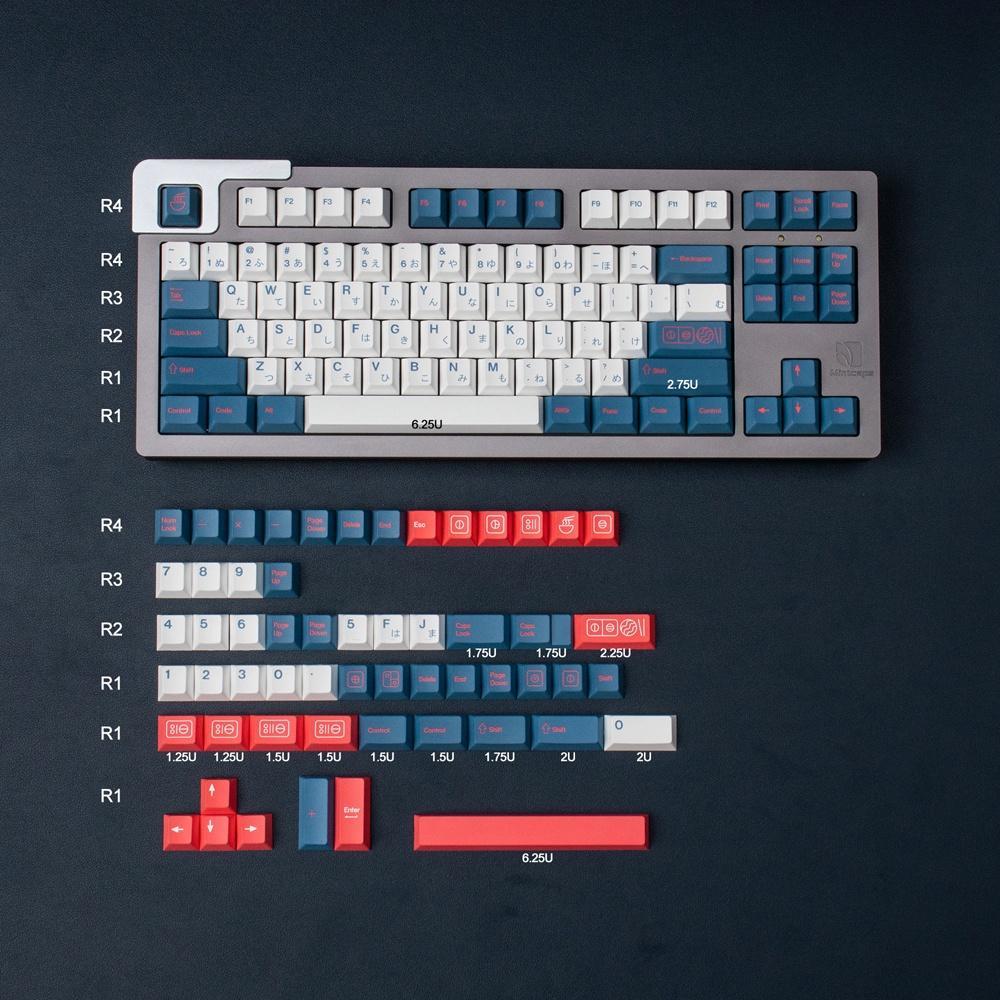 GMK Bento keycaps cherry profile Dye-Sublimation PBT keycap 144 keys