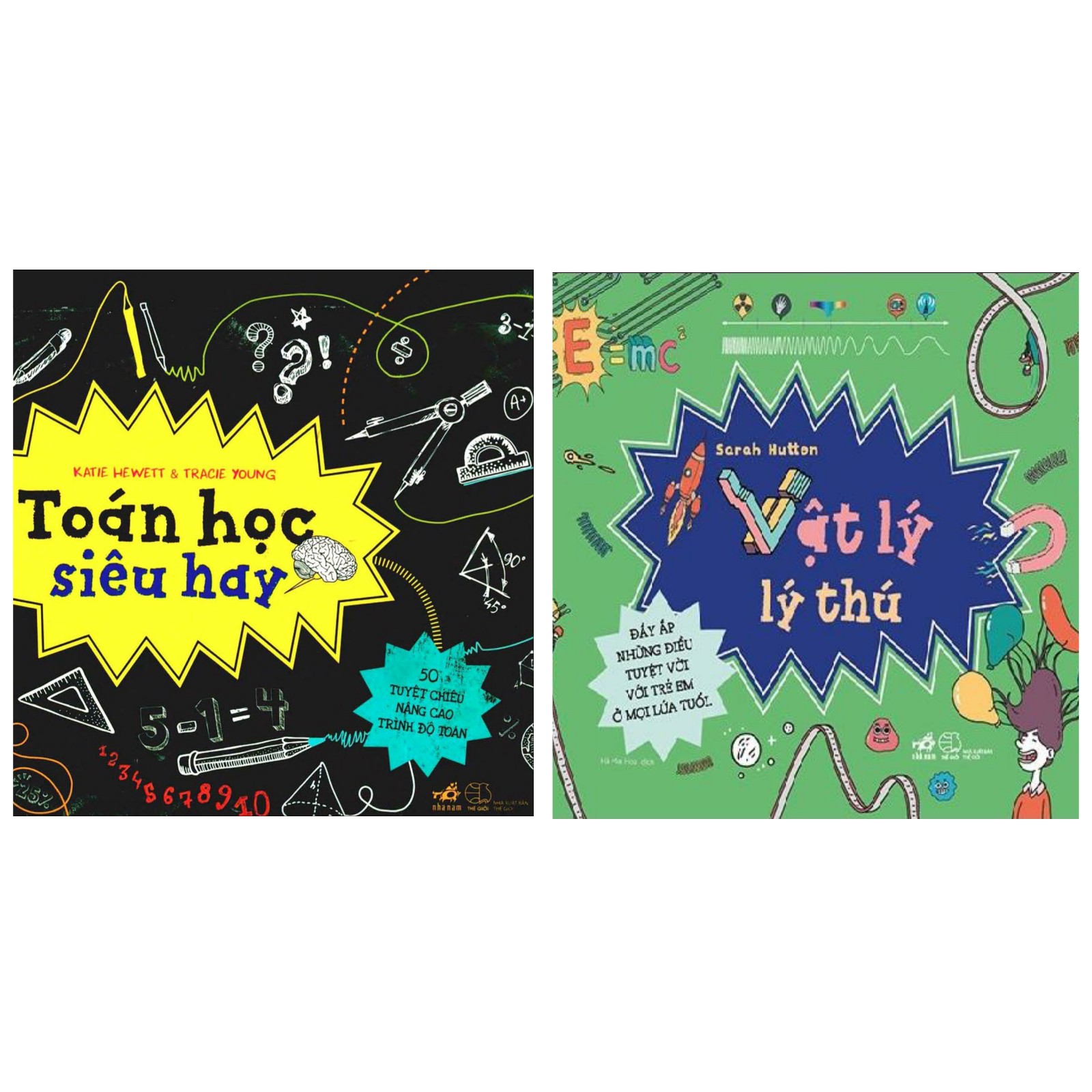 Combo Cool Series: Toán Học Siêu Hay + Vật Lý Lí Thú (Bộ Sách Hay Nhất Về Khám Phá Khoa Học - Tặng Kèm Bookmark Happy Life)