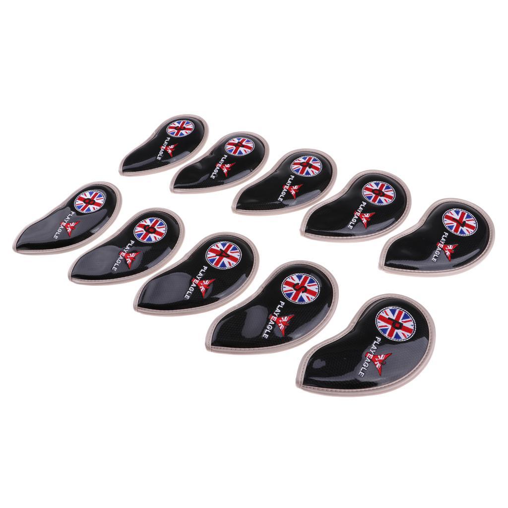 10pcs/pack Golf Club Head Covers Wedge Iron Protective Iron Covers
