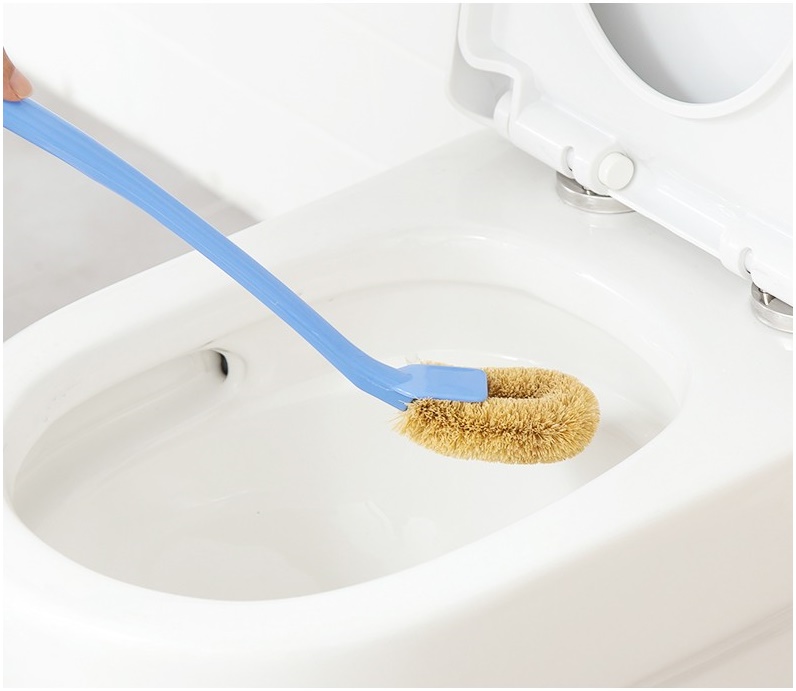 Combo chổi cọ toilet, nhà vệ sinh + Bột tiêu, khử tóc trong đường ống vệ sinh - nội địa Nhật Bản