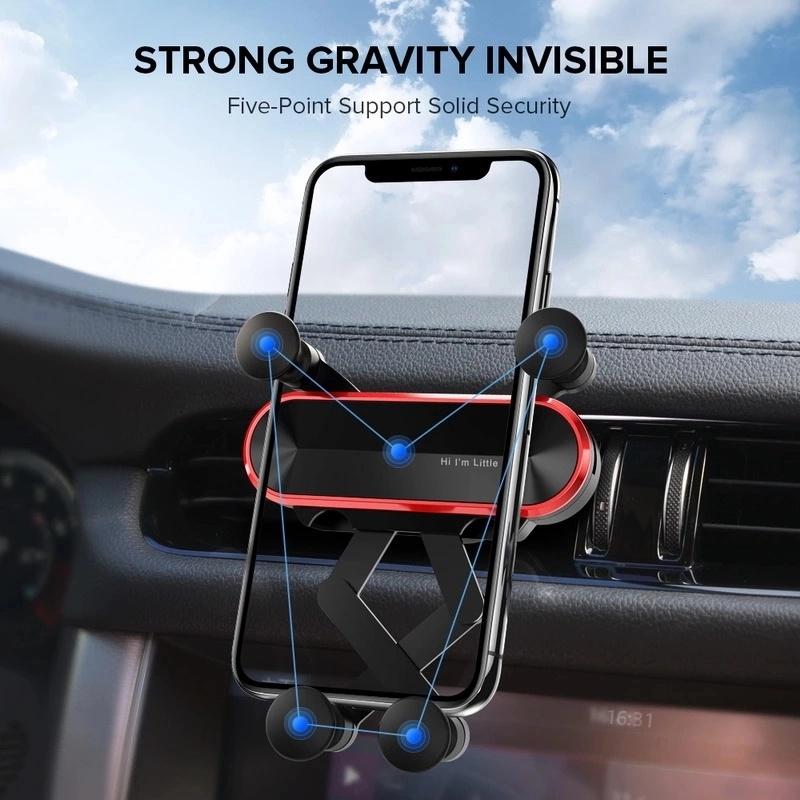 Giá Đỡ Điện Thoại Gắn Lỗ Thông Gió Xe Hơi Cho Iphone Samsung