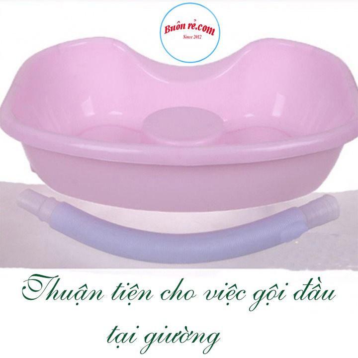 Chậu gội đầu tại giường cho người già, bà bầu, trẻ nhỏ Nhựa Việt Nhật -Thau gội đầu tiện ích