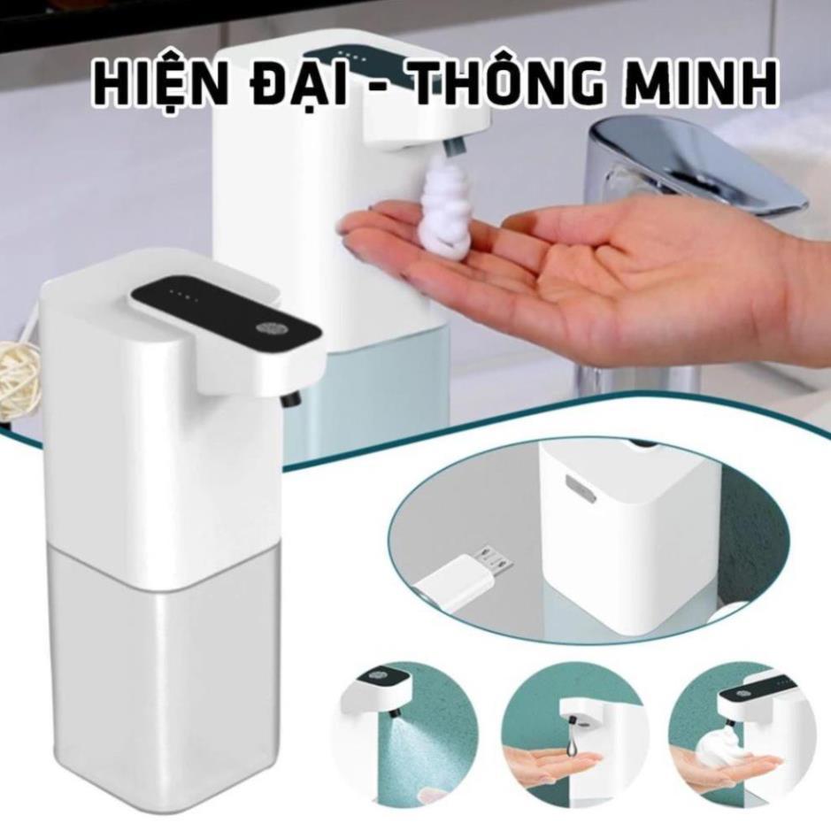 Máy rửa tay tự động, máy phun khử khuẩn cảm ứng tự động P5/P6 cao cấp, sạc pin tiện dụng, bảo hành 12 tháng