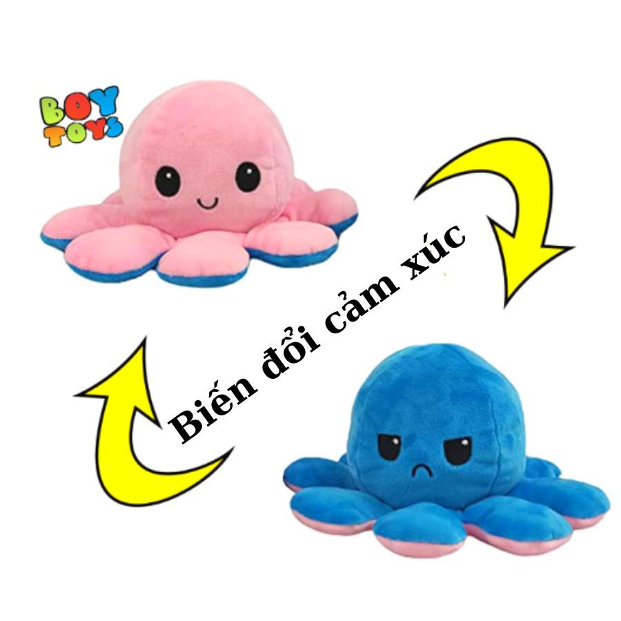 Bạch tuộc cảm xúc lông mịn cao cấp, có 2 mặt đảo ngược tâm trạng vô cùng độc đáo và thú vị