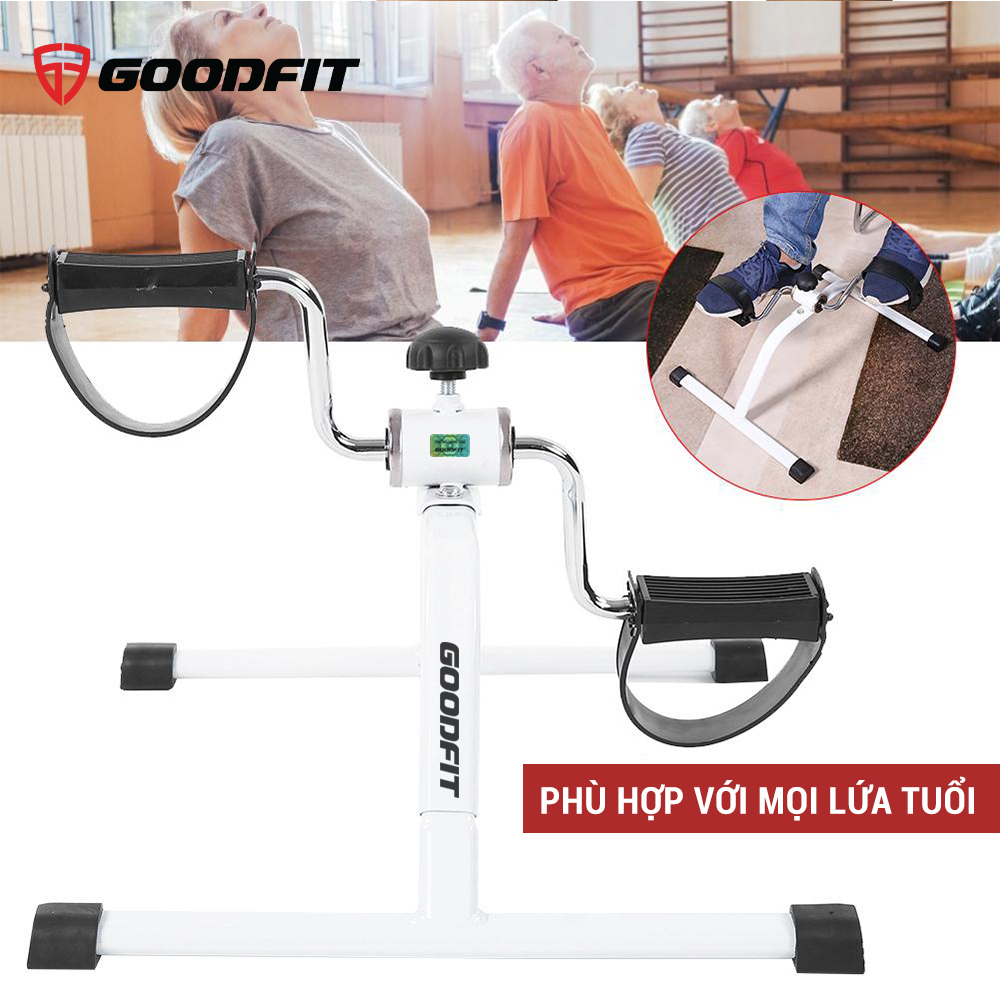 Xe Đạp Tập Thể Dục Mini Tháo Lắp Tại Nhà, Văn Phòng Chính Hãng GoodFit GF003MB