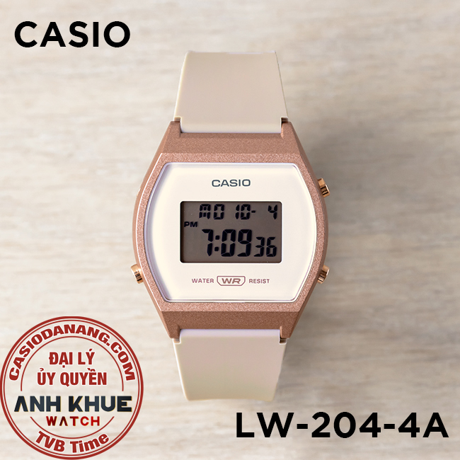 Đồng hồ nữ dây nhựa Casio Standard chính hãng LW-204 Series (35mm)