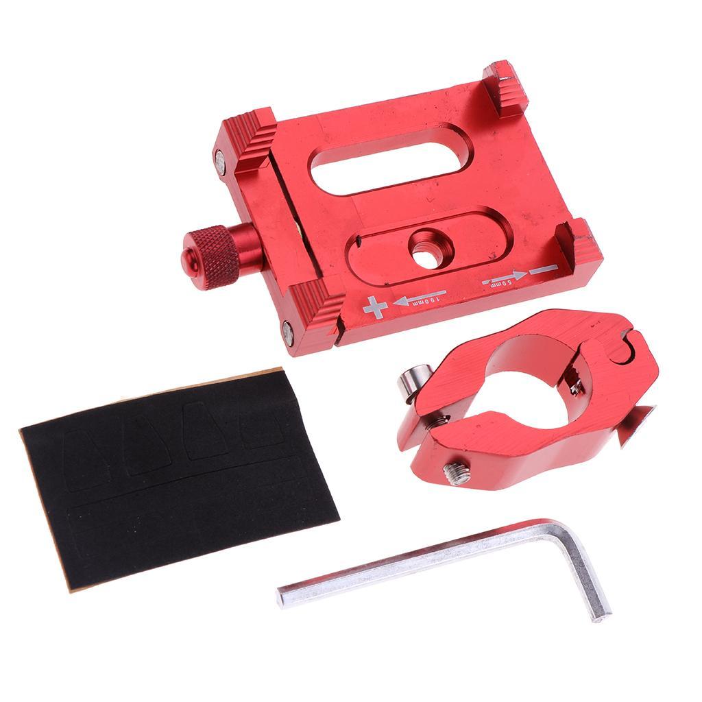 Motorcycle Bicycle Cell Phone Holder, Aluminum Adjustable Phone Mount, Bike Handlebar Cell Phone Holder For iPhone
