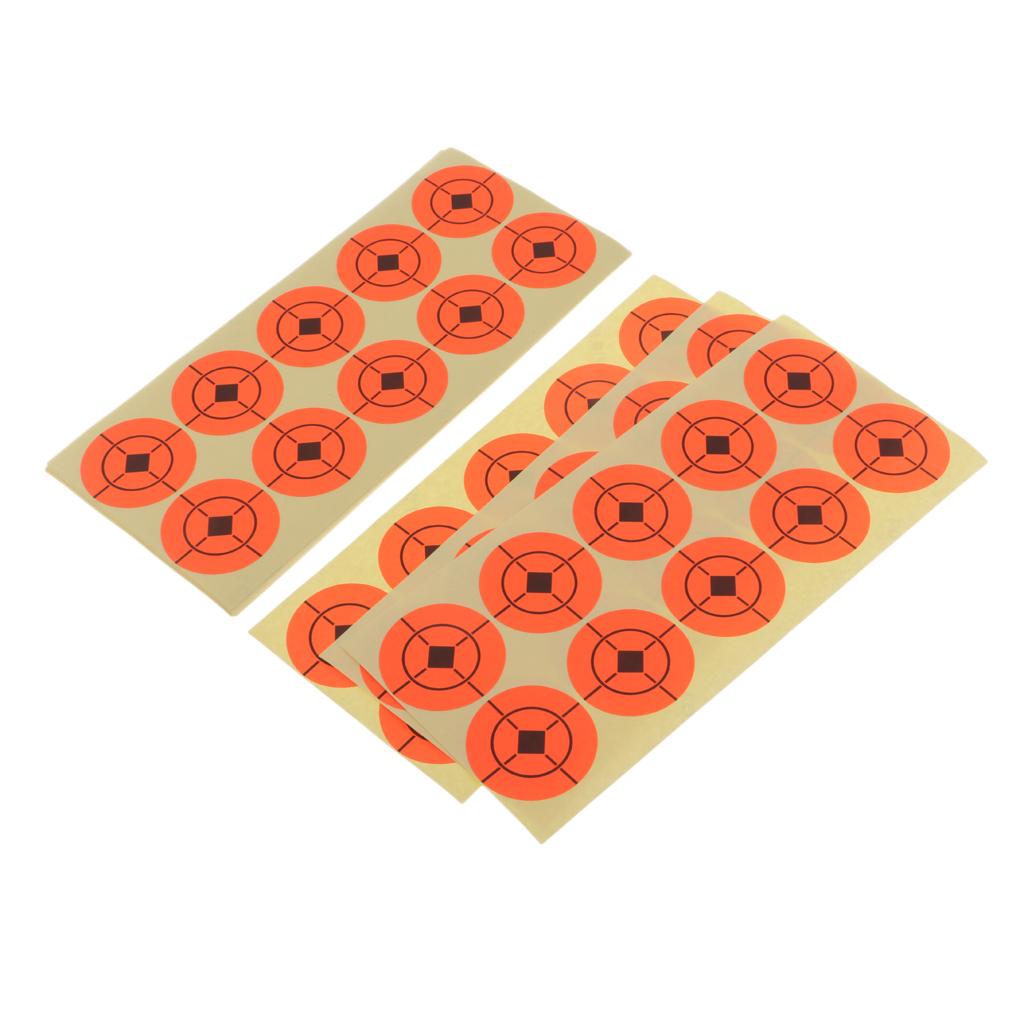 1000pcs 1.6" Multi Size Splatter Shooting Targets Stickers,Adhesive Reactive Paper Targets for Shooting Practice Training